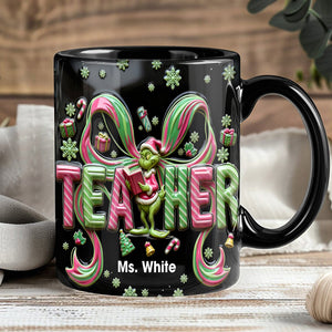 Preppy Coquette Teacher Mug - Personalized Gifts For Teachers 06qhqn201125