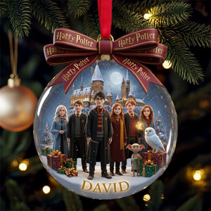 Fantasy Castle Christmas Ornament - Personalized Gifts For Fantasy Lovers 06KILU071025