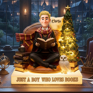 Book Lover Acrylic Light Box - Personalized Gifts For Book Lovers 07tolu041125