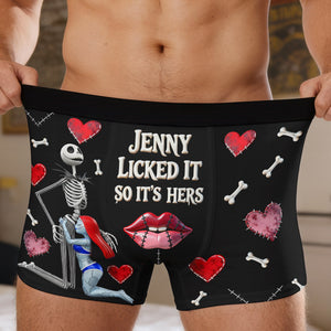 Naughty Couple Men's Boxers - Personalized Gifts For Him 06ohqn261225