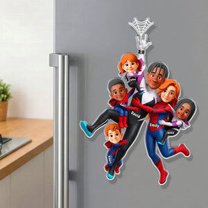 Hold On Tight Fun Family Fridge Magnet - Personalized Gifts For Family 08qhqn010826-Homacus