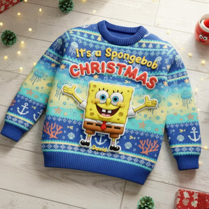 Happy Sea Creature Ugly Sweater - Personalized Gifts For Kids 02paqn281025