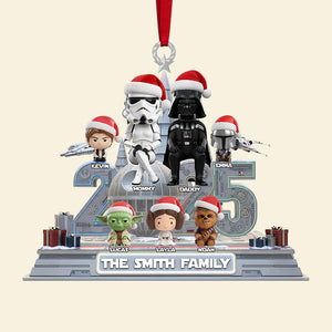 Family Acrylic Christmas Ornament - Personalized Gifts For Family 01ohta051125
