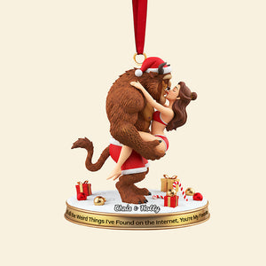 Christmas Romance Couple Ornament Personalized Gifts For Couple 02OHTA111025