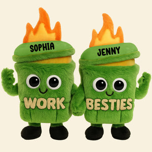 Cute Dumpster Coworker Shaped Pillow - Personalized Gifts For Coworkers 05NATN151125