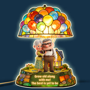 Grow Old Along With Me Acrylic Light Box - Personalized Gifts For Couple 04ohqn030226
