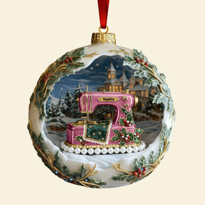 Antique Sewing Machine Ornament - Personalized Gifts For Sewing Lovers 06QHQN041125