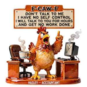 Personalized Funny Gifts For Office Workers Plaque 03NATN201225