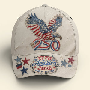 Vintage American Eagle Proud Classic Cap - Personalized Gifts For Patriots 02QHQN030626