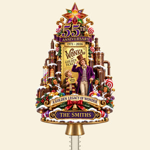 A Golden Legacy Of Wonder Tree Topper - Personalized Christmas Gifts 01hata140926