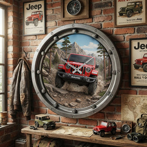 Adventure Off-Road Car Wall Clock - Personalized Gifts For Off-road Lovers 02KILU231225