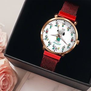 Nurse Mesh Strap Quartz Watch – Personalized Gifts For Nurse 02naqn170725