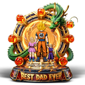 Best Dad Ever Acrylic Plaque - Personalized Gifts For Dads 03toqn070526