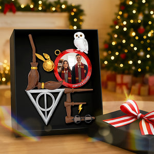 Holiday Love Story Christmas Ornament - Custom Photo Gifts For Couple 02naqn131025