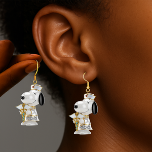 Nurse Acrylic Earrings - Personalized Gifts For Nurses 02NALU100725