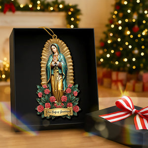 Our Lady of Guadalupe Acrylic Ornament – Guadalupe Day Gifts for Mexican Catholics 01qhqn221025