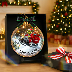 Snowmobile Adventure Christmas Ornament - Personalized Gifts For Fans 03paqn250925