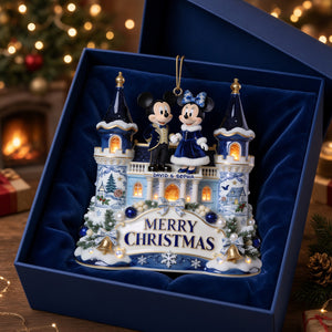 Merry Little Mouse Ornament - Personalized Christmas Gifts For Couple 01pglu290826