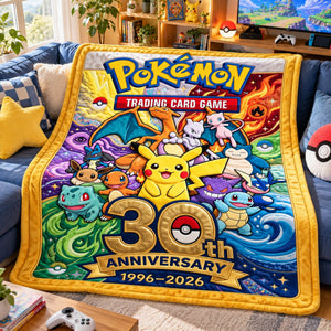 30th Anniversary Creature Blanket - Personalized Gifts 05nalu260926