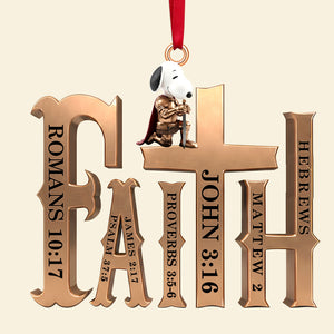 Faith Christmas Ornament - Personalized Gifts For Christians 04totn281025