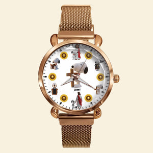 Personalized Gifts For Jesus Lovers Mesh Strap Quartz Watch 02natn170525