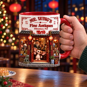 Mystic Shop Red Accent Mug, Personalized Gifts 03qhqn121026