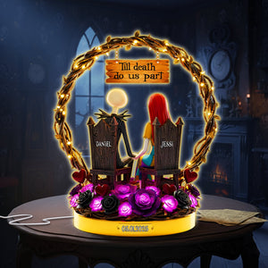 Dark Romance Couple Light Box - Personalized Gift For Couples 04TOLU101125