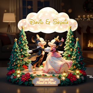 Dancing Couple Acrylic Light Box - Personalized Gifts For Couples 07PALU181125