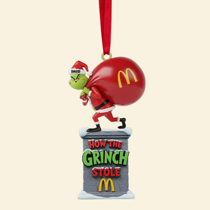 Christmas Green Monster Ornament - Personalized Gifts For Christmas Ornament 01HYTN160925