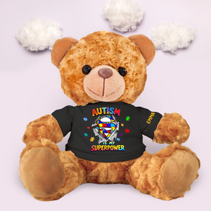 Personalized Gifts For Autism Kids Bear With Shirt 01topu270225-Homacus