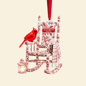 Heaven Cardinal Toile de Jouy Ornament - Personalized Gifts For Loved Ones 04pgta060925 - Ornament - GoDuckee