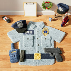 Police Uniform Doormat - Personalized Gifts For Police 04tgqn250925