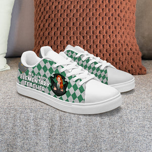 Best Teacher, Personalized Casual Shoes, Gifts For Teacher, 04htpo280723tm - Shoes - GoDuckee