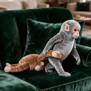 Monkey Custom Shaped Pillow - Personalized Gifts 06tglu060326
