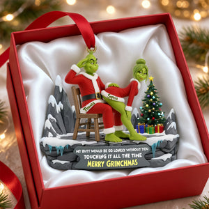Festive Trouble Couple Ornament - Personalized Christmas Gifts For Couple 03ohlu150926
