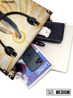 Catholight Our Lady’s Eternal Glow Leather Bag
