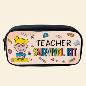 Personalized Gifts For Teacher Pencil Case 02katn110724 Survival Kit-Homacus