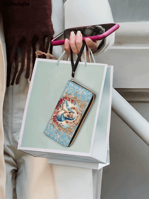 Catholight Our Lady of Grace - Leather Wallet Purse