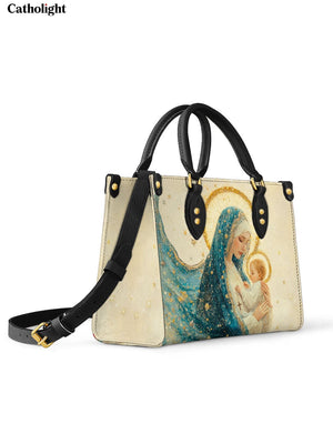 Catholight Divine Mother’s Embrace Leather Bag