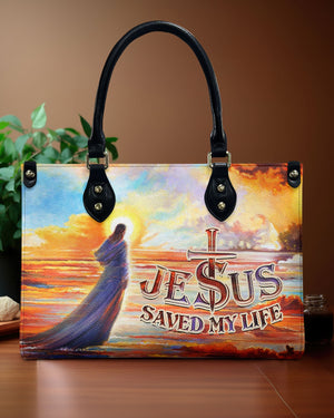 Jesus Saved In My Life Leather Bag 04acxn160425