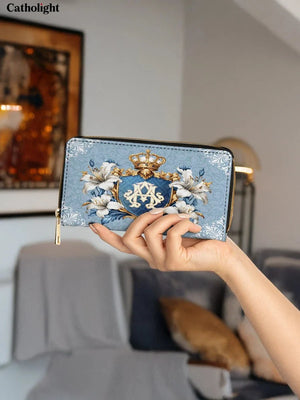 Catholight Sacred Devotion Leather Wallet Purse