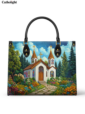 Catholight Path to Faith Leather Bag