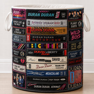 Retro Pop Style Laundry Basket- Personalized Gifts 03HUQN100726
