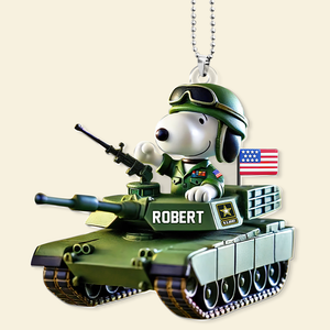 Army Car Ornament - Personalized Gifts For Army 05HUPU160725