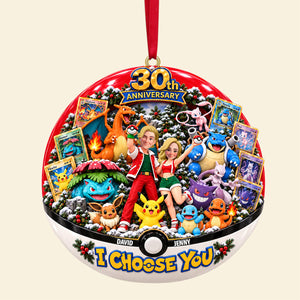 30th Anniversary Adventure Couple Ornament - Personalized Gifts For Couple Christmas Ornament 03OHTN290926