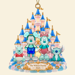 Magical Castle Family Ornament - Personalized Christmas Gifts 02NADT100926-Homacus