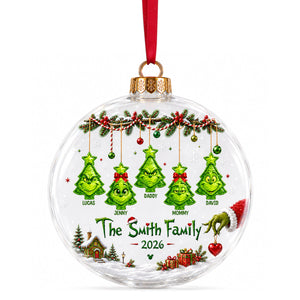 Family Ornament - Personalized Gifts For Family Christmas Ornament 03OHTN040926