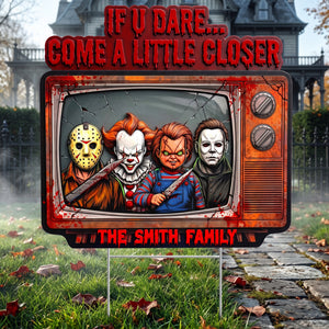 Fright Night Family Yard Sign - Personalized Gift For Family 07TOQN050826