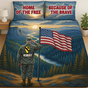 Military Quilt Bedding Set, Personalized Gifts For Veteran 01pgpu010725