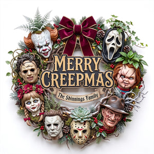 Creepy Christmas Acrylic Sign - Personalized Gifts For Family 05patn110826